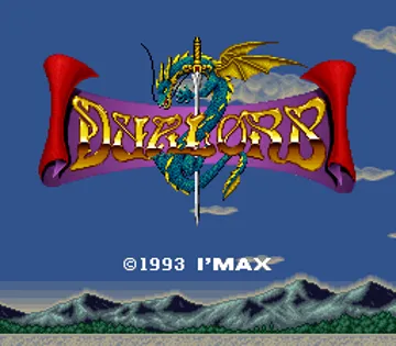 Dual Orb - Seirei Tama Densetsu (Japan) screen shot title